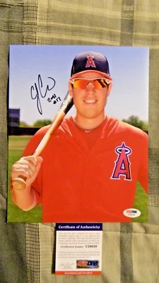 CJ Cron Signed Photo Los Angeles Angels of Anaheim PSA/DNA Y26030 Inland Empire - Image 1 of 4
