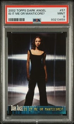 2002 Topps FOX Dark Angel #57 Jessica Alba Rookie Card PSA 9 MT Mint - Image 1 of 3