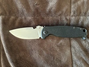 DPx Gear HEST/F 3.0 Milspec Frame Lock Knife Black G-10 - Picture 1 of 3