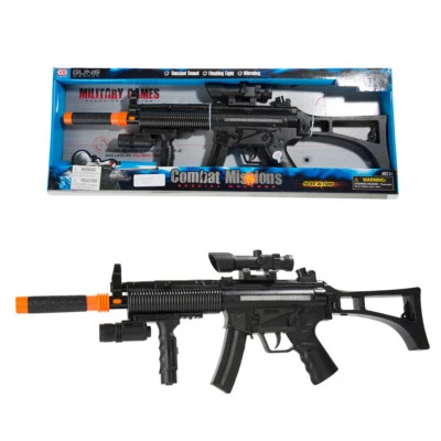 28" Super Army Force Machine Gun Combat Rifle Kids Toy With Light and Vibration - Image 1 of 4
