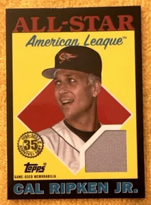 2023 Topps 2 88ASR-CR ⚾️ Cal Ripken Jr ⚾️ 1988 All Star Relic Black 148/199 SP - Picture 1 of 8