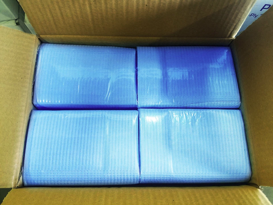 Baberos de paciente toallas para tatuaje médico dental de un solo uso 18x13 hasta 4000 Foto 1 de 2