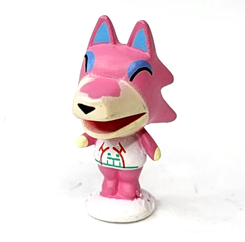 2001 Animal Crossing 1" Freya the Wolf Mini Figure Yujin Nintendo Cover