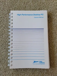 Zenith Data Systems and MS DOS 3.3 manuals with extras - Picture 1 of 11