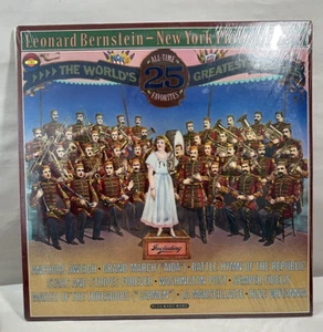 SEALED: Leonard Bernstein: 25 World's Greatest Marches - New York Philharmonic - Picture 1 of 2
