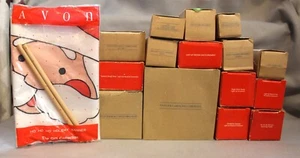 Avon Bundle of 15 Santa Claus Christmas Decor Ornaments w/Boxes Carousel Balloon - Picture 1 of 23