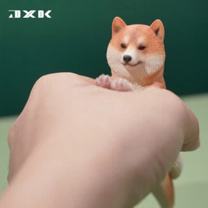 JXK 1/6 Play Cute Shiba Inu Model Animal Pet Funny Decor Soldier Accessory Gift - Picture 1 of 21