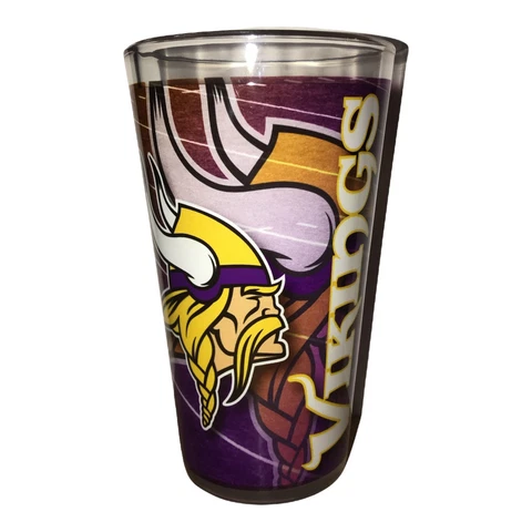 NFL 16-Ounce Team Colored Shadow Pint Glass Cover