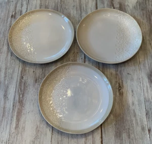 3 Anthropologie BLOOMING LACE Essteller 10,5" Steinzeug geprägt Portugal - Bild 1 von 11