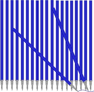 20 Pezzi Ricariche Penne Cancellabili Blu Cancellabile, Compatibili Con Legami, - Foto 1 di 12