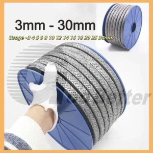 Usage -3 4 5 6 8 10 12 14 16 18 20 25 30mmGland Packing Graphite Shaft And Stem - Picture 1 of 11