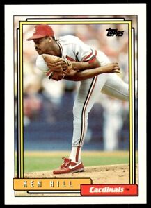 1992 Topps Ken Hill Baseball Card St. Louis Cardinals #664