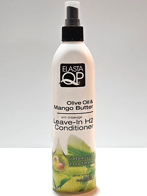 Elasta QP - Acondicionador H2 sin enjuague de aceite de oliva y mantequilla de mango - 8 oz Foto 1 de 2