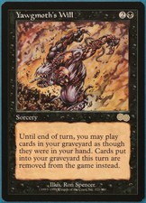 Yawgmoth's Will Urza's Saga NM Black Rare MAGIC MTG CARD (ID# 247298) ABUGames