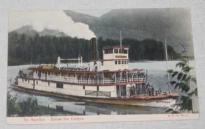 Steamer Hazelton Below the Canyon postcard Canada - Picture 1 of 2