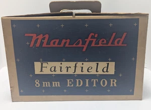 Tested Vintage Mansfield Fairfield 8mm film Editor Model 650 Film Splicer - Imagen 1 de 20