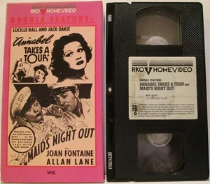 Annabel Takes a Tour / Maids Night Out (VHS) Lucille Ball / Joan Fontaine RARE - Bild 1 von 1