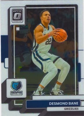 Desmond Bane 2022-23 Optic Basketball Chrome Base Card #190 Memphis Grizzlies - Image 1 of 2