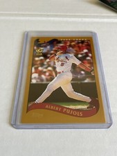 2001 Topps Rookie Gold Cup Albert Pujols SP RC #160 St. Louis Cardinals HOF