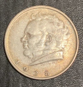 1928 Austria 2 Schilling Franz Schubert  KM# 2843  lot # 1786 - Picture 1 of 6