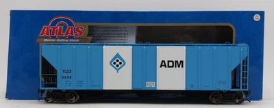 Atlas 3002371-2 O Gauge ADM PS-4427 Low Side Covered Hopper #6688 (2 Rail) LN - Image 1 of 4