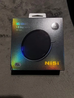 NISI ND-VARIO 72mm Variable ND Filter Neu Ungeöffnet Foto Zubehör - Bild 1 von 2