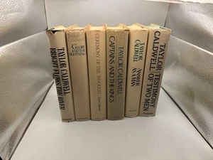 Taylor Caldwell Lot of 6 Hard Covers - Picture 1 of 5