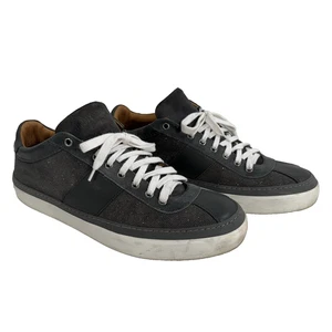 Jimmy Choo Low Top Sneakers BELGRAVIA Size 11 Gray Glitter Suede Limited Edition - Picture 1 of 13