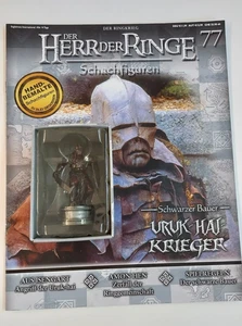 Herr Der Ringe Schachfigur Nr. 77 Uruk-hai Krieger Eaglemoss - Picture 1 of 3
