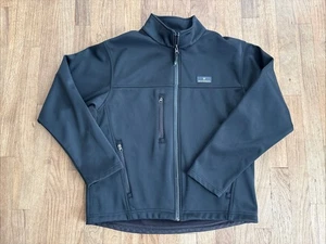 Maserati Jacket Men’s Small Soft She’ll Black Full Zip Canada Made Rare Pockets - Picture 1 of 11