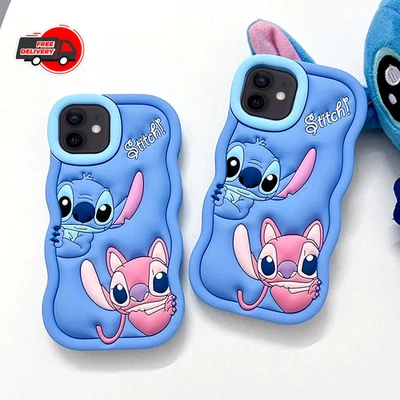 Silicone Wave Stitch Soft Cover Case For iPhone 16 15 14 13 12 11 Pro Max XR SE