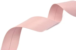 30 mm ROSA Vegan Leder Schrägband Borten Borte Kunstimitat PU Riemen - Bild 1 von 5