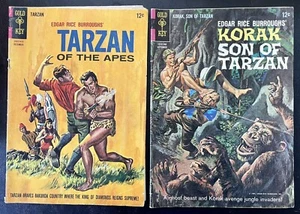 Tarzan der Affen Comic #147 Dez 1964 & Korak Sohn von Tarzan Comic #10 Sept 1965 - Bild 1 von 11