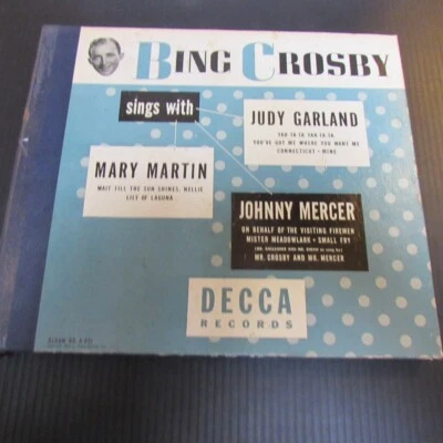Bing Crosby w/"Garland, Martin, Mercer" (5) 78rpm Record Album/Decca #A-631-1948 - Image 1 of 4