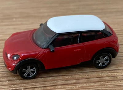 Kinder Surprise Plastic Red BMW Mini Cooper Car Toy 1:87 - Image 1 of 4