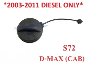 DIESEL PETROL GAS FUEL TANK CAP FOR ISUZU DMAX D-MAX SPACE CAB 2003 - 2011 - Picture 1 of 5