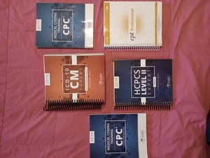 2019 AAPC Medical Coding Training CPC CPT HCPCS ICD-10 CM Expert Book Bundle Lot - Picture 1 of 6