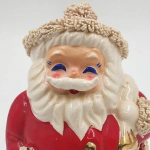 Banco Espagueti Papá Noel 1960 Vintage Mediados de Siglo Japón Exhibición Inserto Caja Original - Imagen 1 de 10