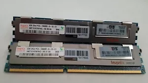 Server;Hynix 8GB(2X4GB) PC3-10600R DDR3-1333MHz ECC Registered CL9 240-Pin DIMM - Picture 1 of 1