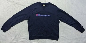 Champion Boys Heritage Logo Fleece Sweatshirt- Sz XL Blue 22"x 28"x 24" - Picture 1 of 4