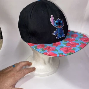 Disney's Lilo & Stitch bestickte Snapback Mütze Blumenmuster - Bild 1 von 8