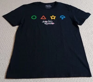 New With Tags Netflix Squid Game Mens Medium Black 100% Cotton Graphic T Shirt23 - Picture 1 of 5