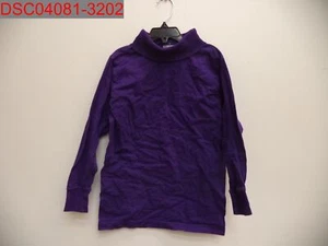 Pre-Owned - Medalist Unisex Kids Purple Long Sleeve Turtleneck Top, Size M - Picture 1 of 5
