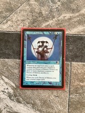 Decree of Silence Scourge LP/MP Blue Rare Enchantment MTG
