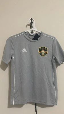 Adidas Core 18 JSY CV3499 soccer  ,jersey Boy's T-Shirt  Training  LIGHT GREY M - Image 1 of 3