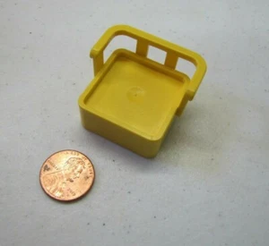 Lego Duplo Yellow Chair Seat Furniture Chair 2 X 3 X 2 For House Table Living - Picture 1 of 3