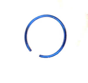0.6mm blue Nose Stud ring helix tragus lip stainless Steel fake ring 10mm - Picture 1 of 1