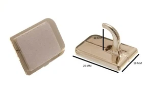 Self Adhesive Stick On Centre Hooks For Net Curtain Wire EB Pack Of 200 - Foto 1 di 1