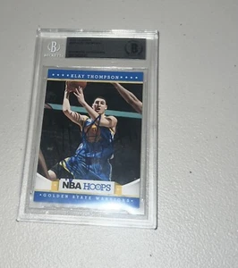 Klay Thompson Signed Slabbed Card Beckett Bas Golden State Warriors NBA - Picture 1 of 1