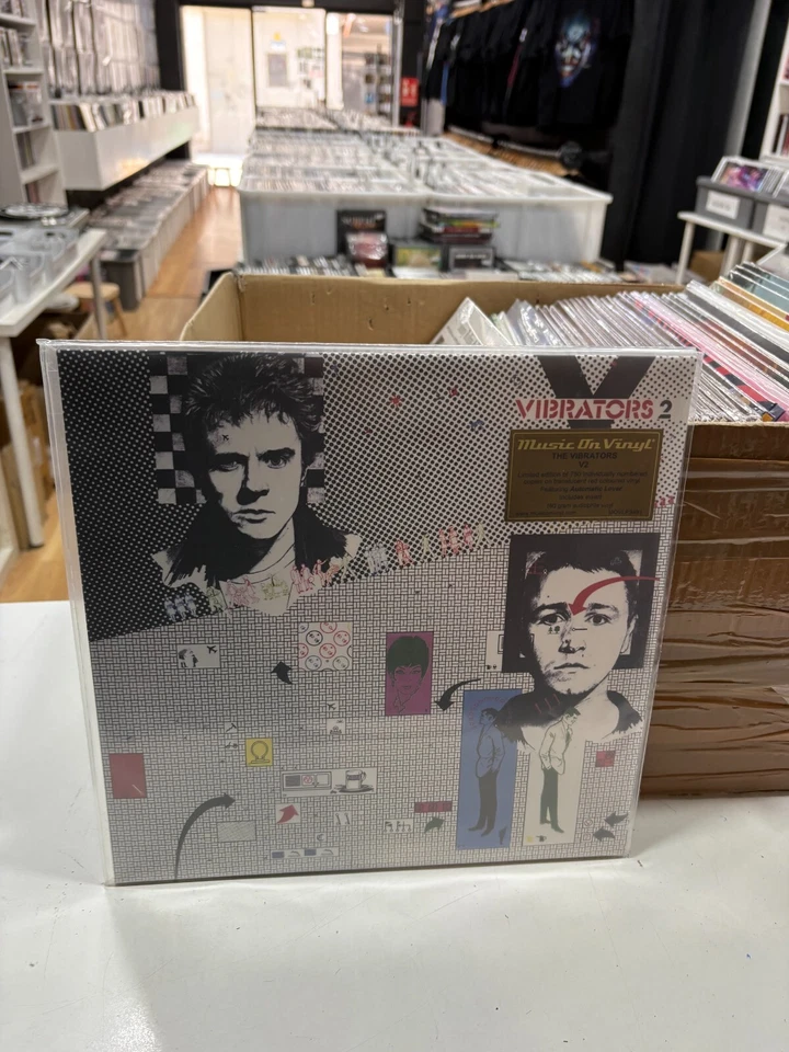 The Vibrators LP V2 Limited Edition Translucent Red Colour 2024 Sealed - Image 1 of 1
